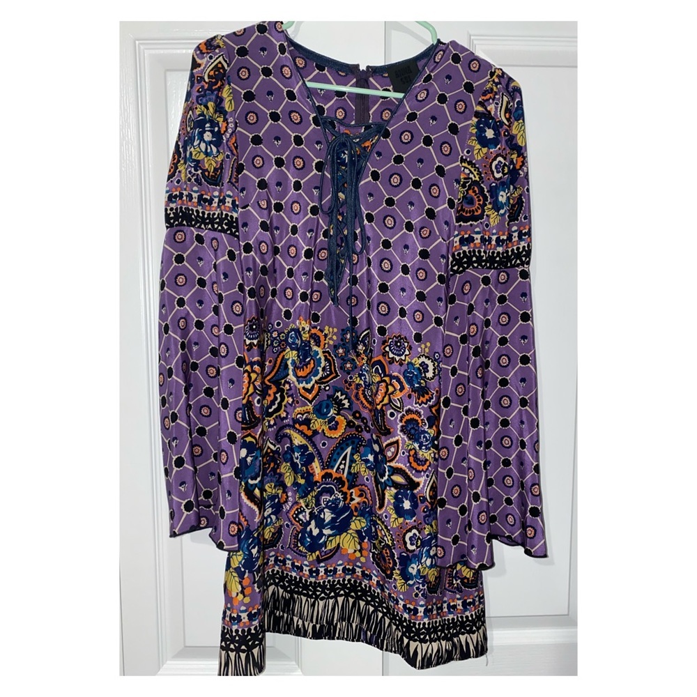 ANNA SUI

Printed silk crepe de chine mini dress
